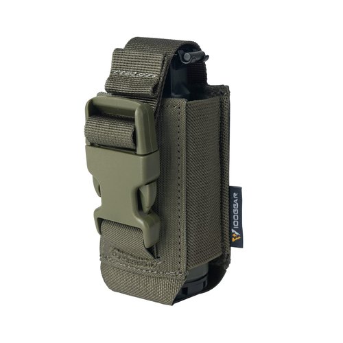 IDOGEAR Tactical Flashlight Holder Molle flashbang Pouch Magazine Pouch Multi-Purpose Tool Pouch for Vest Heavy Duty Belt Backpack (Ranger Green)