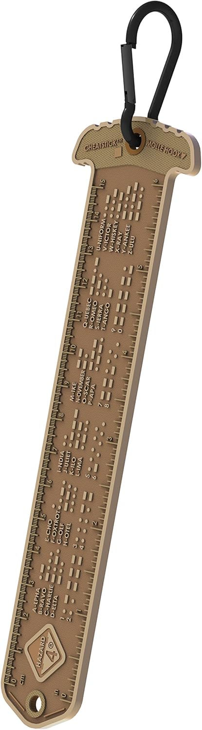 HAZARD 4 Cheatstick #1: Morse/Ruler Molle Reference Patch