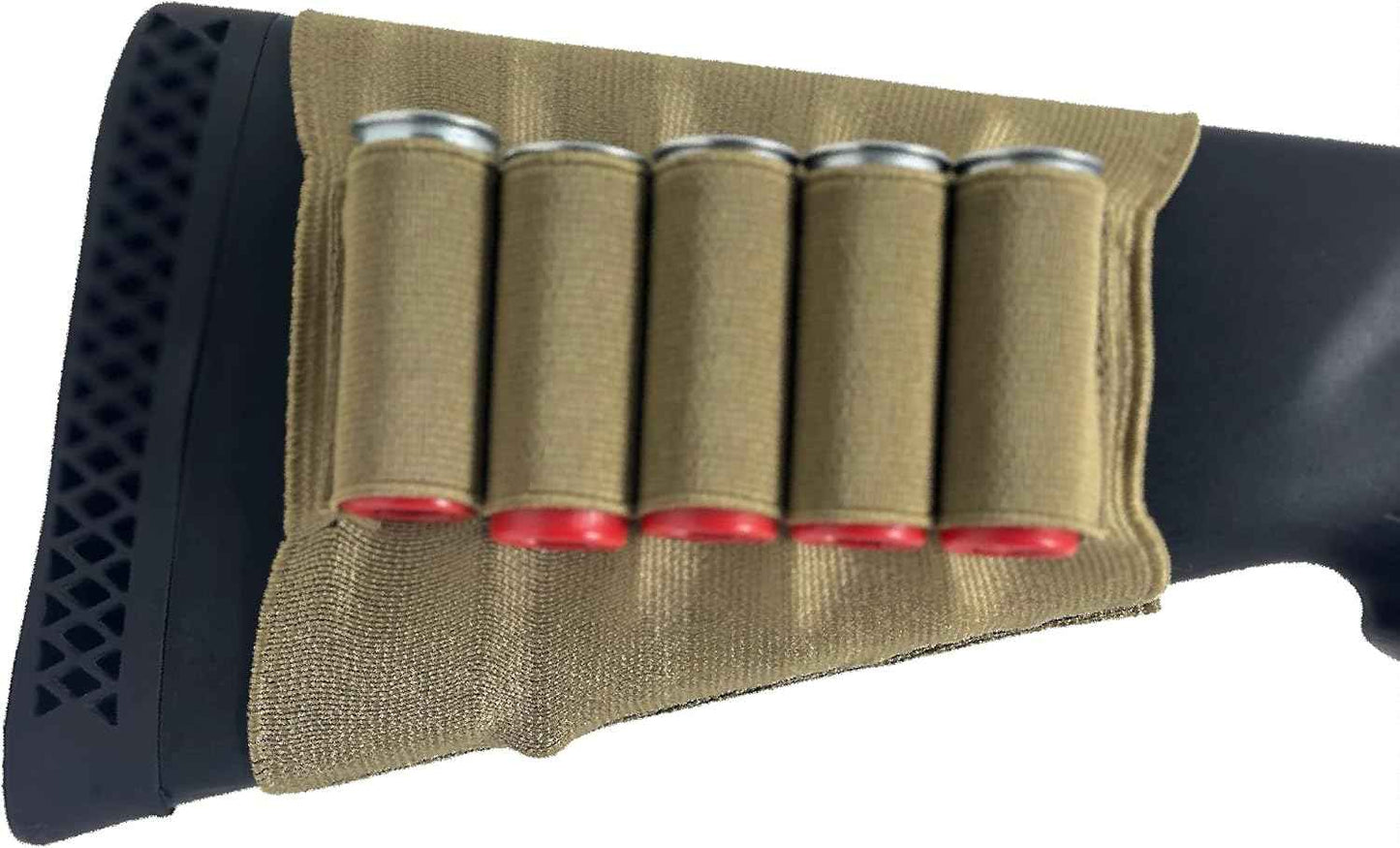 Shotgun Buttstock Ammo Sleeve - Krevis Tactical Accessory for Quick Reloads