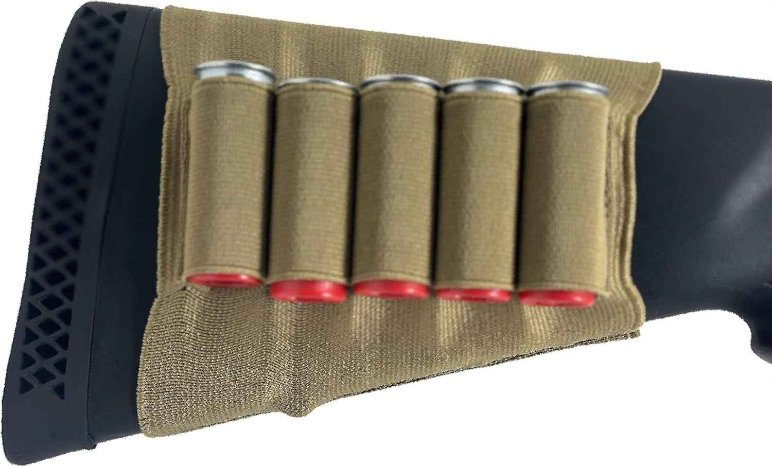 Shotgun Buttstock Ammo Sleeve - Krevis Tactical Accessory for Quick Reloads