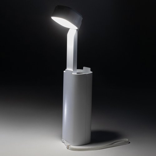BARMIKA Cordless Desk Lamp, Rechargeable Flashlight, Bright Small LED Light, Dimmable, Portable Lamp with USB Charging Port for Home, Office, Dorm, Camping, Emergency, Indoor & Outdoor Lighting, White