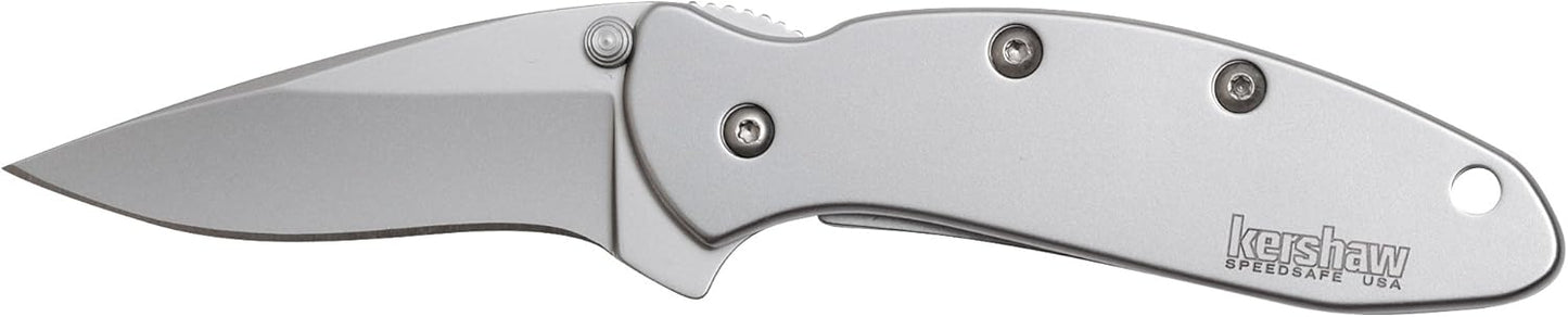 Kershaw Chive Pocket Knife, 1.9 Inch 420HC Steel Blade, Speedsafe Assisted Opening, Made in the USA, (1600)