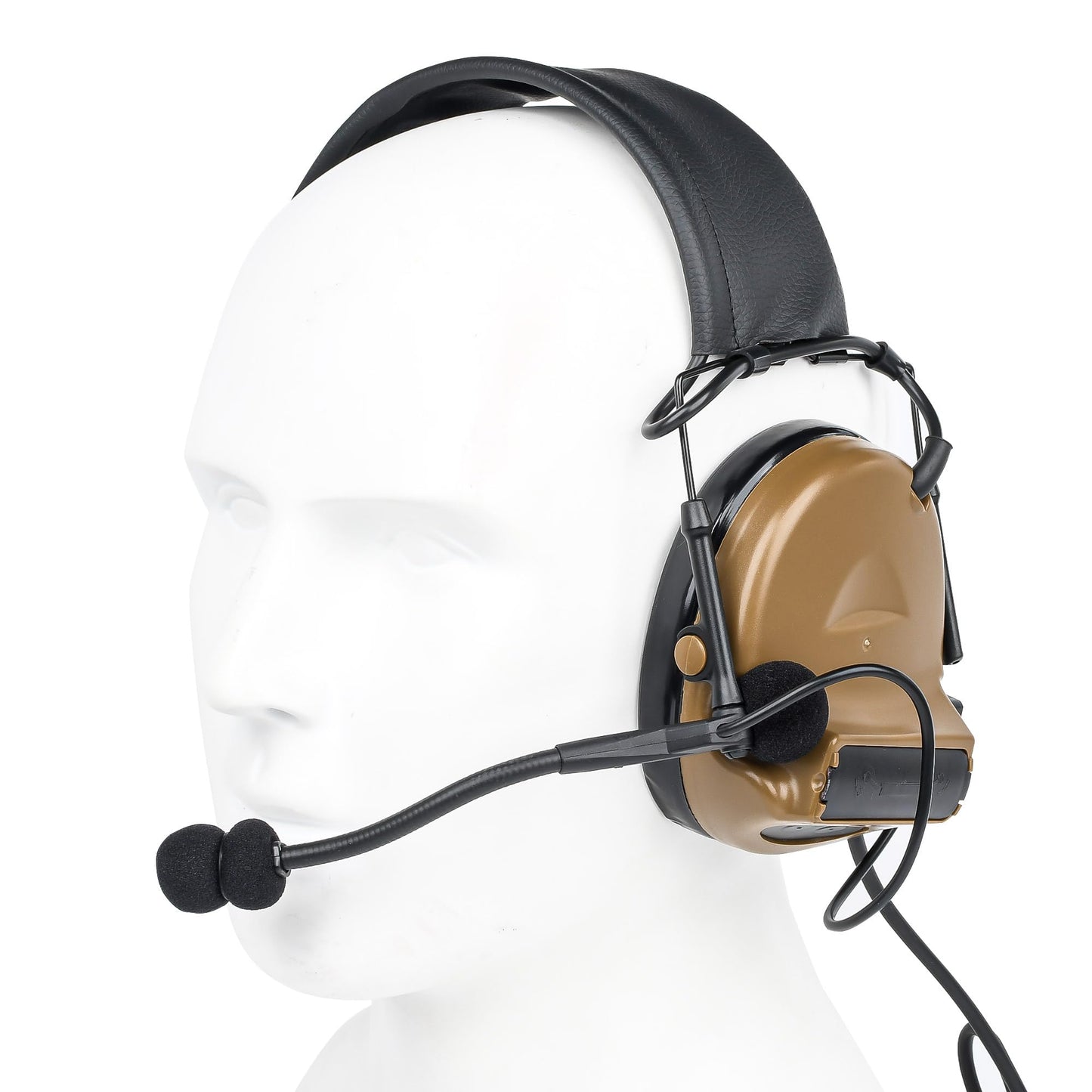 GLECTICAL Airsoft Headset Tactical Headset with Mic Wargame Radio communication Without Noise Cancellation Function for Airsoft and Hunting Sports…