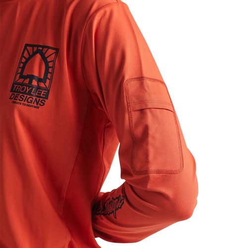 Troy Lee Designs - Ruckus LS Ride TEE; Create to Destroy Brick MD