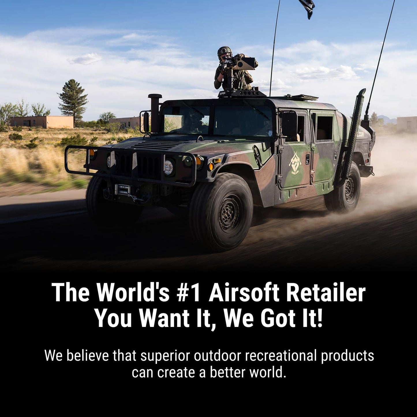 Evike Airsoft - EMG Strike Industries Licensed M870 Gas Powered Pump Action Airsoft Shotgun w/MLOK H-Guard by Golden Eagle (Color: Black)