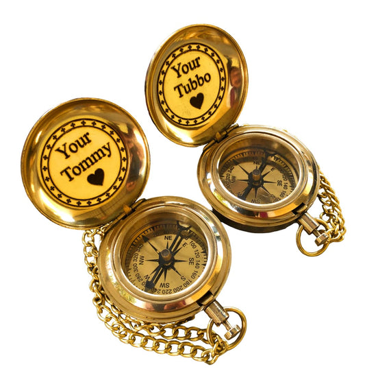 Brass Compass, Your Tommy Compass, Birthday Gifts, Working Compass, Dual Set Compass, MYCT, Dream SMP, Great Gamer Gifts