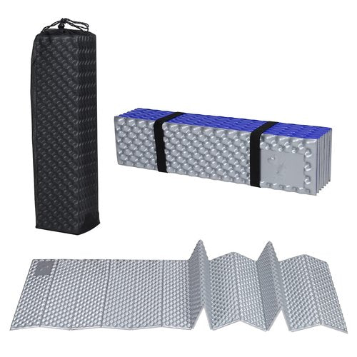 PATIKIL Closed Cell Foam Sleeping Pad, Insulated R-Value 2.1 Foldable Sleeping Pad Lightweight Sleeping Mat for Camping Backpacking Hiking Outdoor, Blue