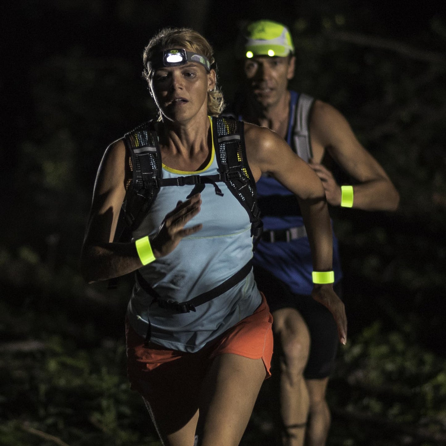 40 PCS Reflective Slap Bands,Reflector Snap Bands Fluorescent Slap Armbands Reflector Strips High Visibility Slap Safety Bands for Children Adults Boys and Girls When Cycling Running Jogging