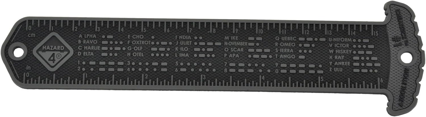 HAZARD 4 Cheatstick #1: Morse/Ruler Molle Reference Patch