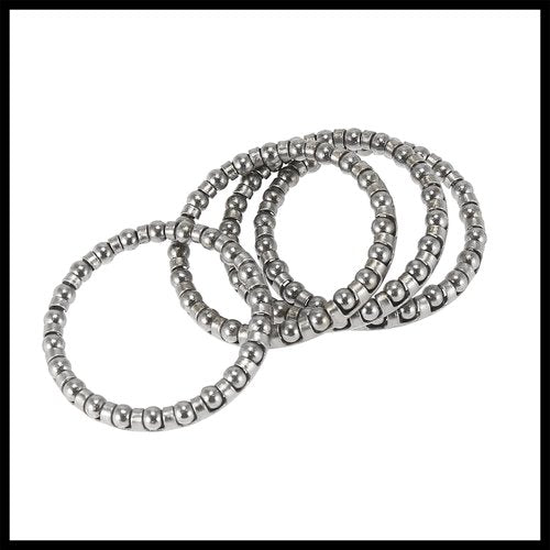 Hihaha 4 Pcs 4mm x 22 Ball Bearings Cages Crank Bearings Wheel Bearing Retainer for Bicycle Durable Material
