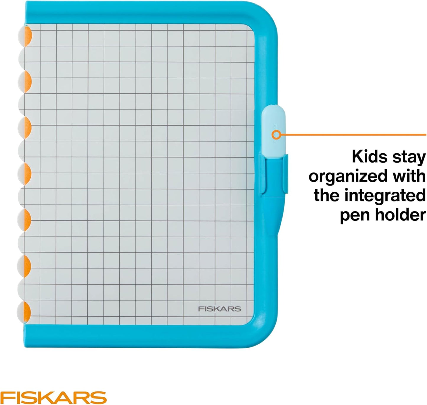 Fiskars Kids Junior Paper Trimmer – Turquoise Safe and Easy Paper Cutter for Crafting and School Projects 7 x 11.5 Inches
