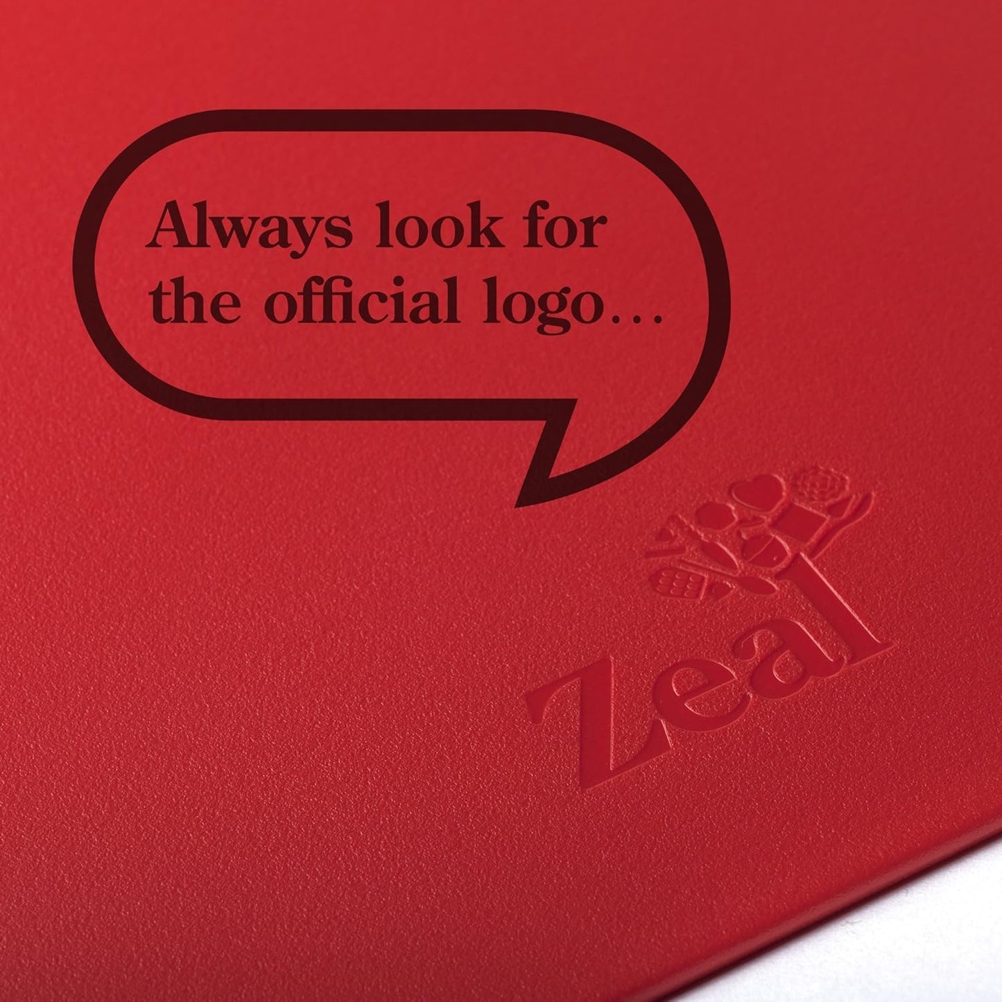 Zeal Red Cutting Board - 22x15 cm Straight to Pan Chopping Board for Easy Food Prep