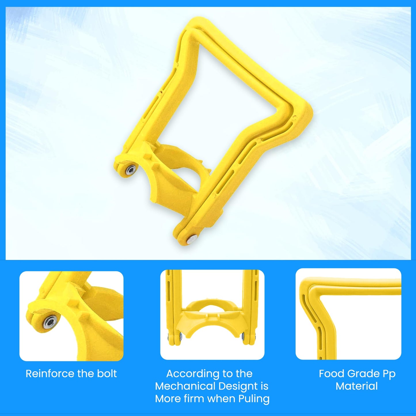 5 Gallon Water Bottle Lifter - Drinking Water Carrier With Handle - Lift Heavy Bottles Easily