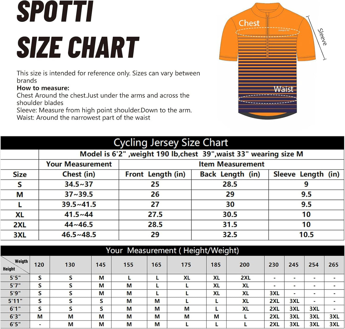 Spotti Men's Cycling Bike Jersey Short Sleeve with 3 Rear Pockets- Moisture Wicking, Breathable, Quick Dry Biking Shirt