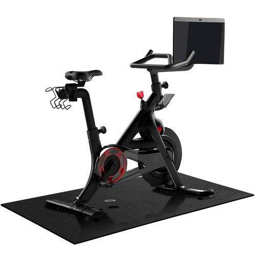 Peloton Bike Mat | 6mm Thickness, 36" x 72" Exercise Bike Mat/Treadmill Mat for Hardwood Floors or Carpet, Non-Slip Sweat-Proof Exercise Equipment Mat for Bike Trainer/Stationary Spin Bike