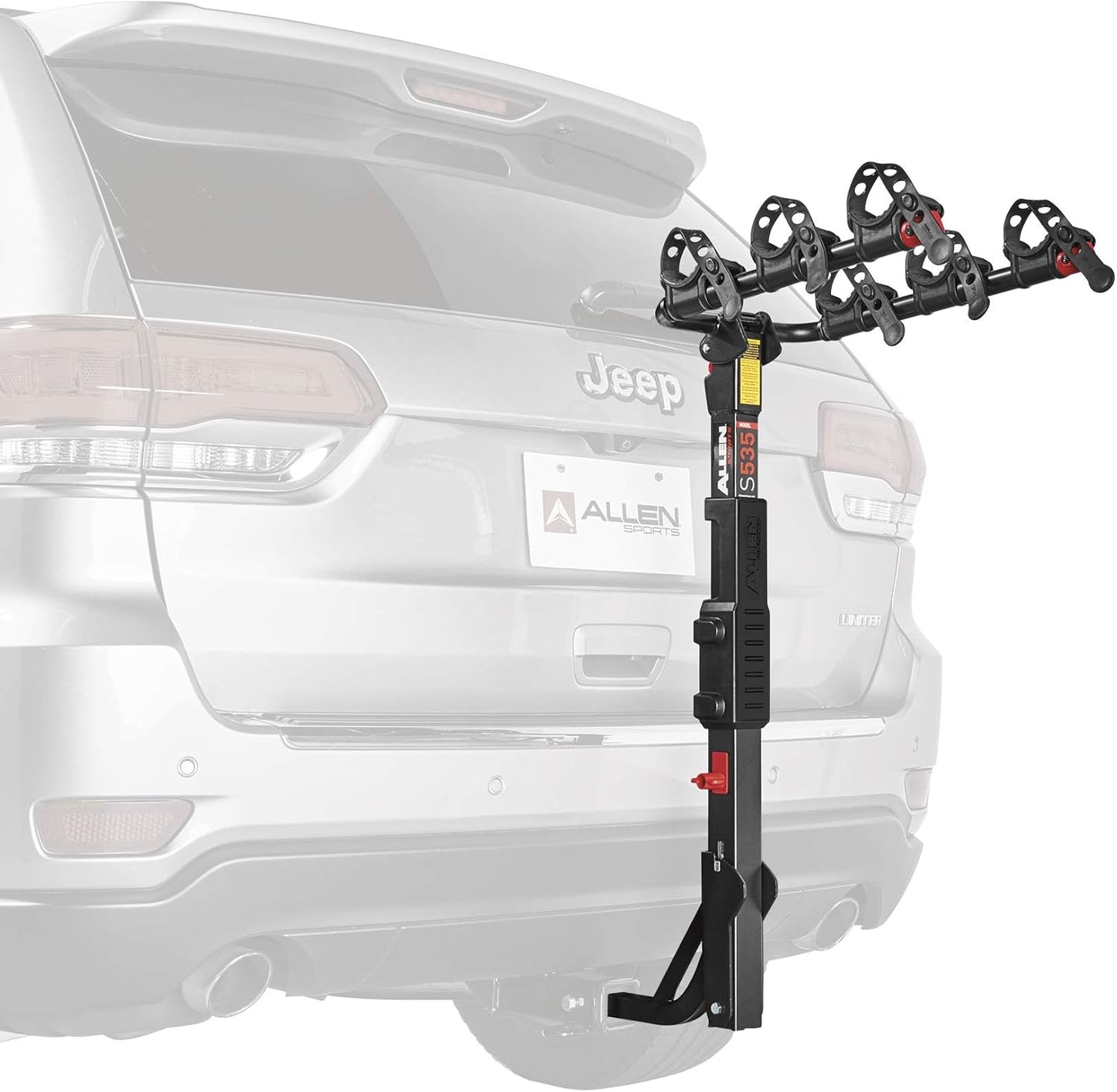 3-Bike Hitch Rack for 1.25" & 2" Hitches - Allen Sports Durable Bike Carrier