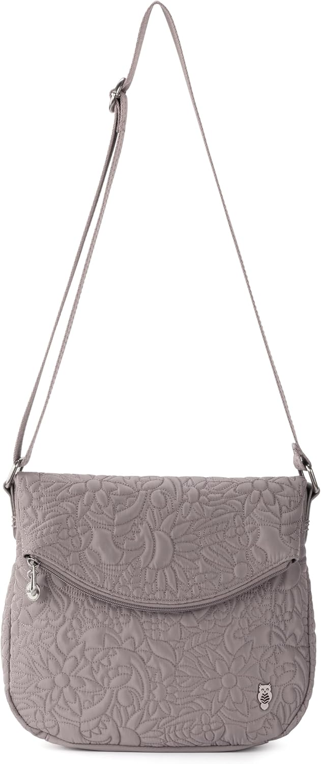 Sakroots Foldover Crossbody Purse - Women's Handbag For Everyday & Travel - Cross Body With Adjustable Shoulder Strap