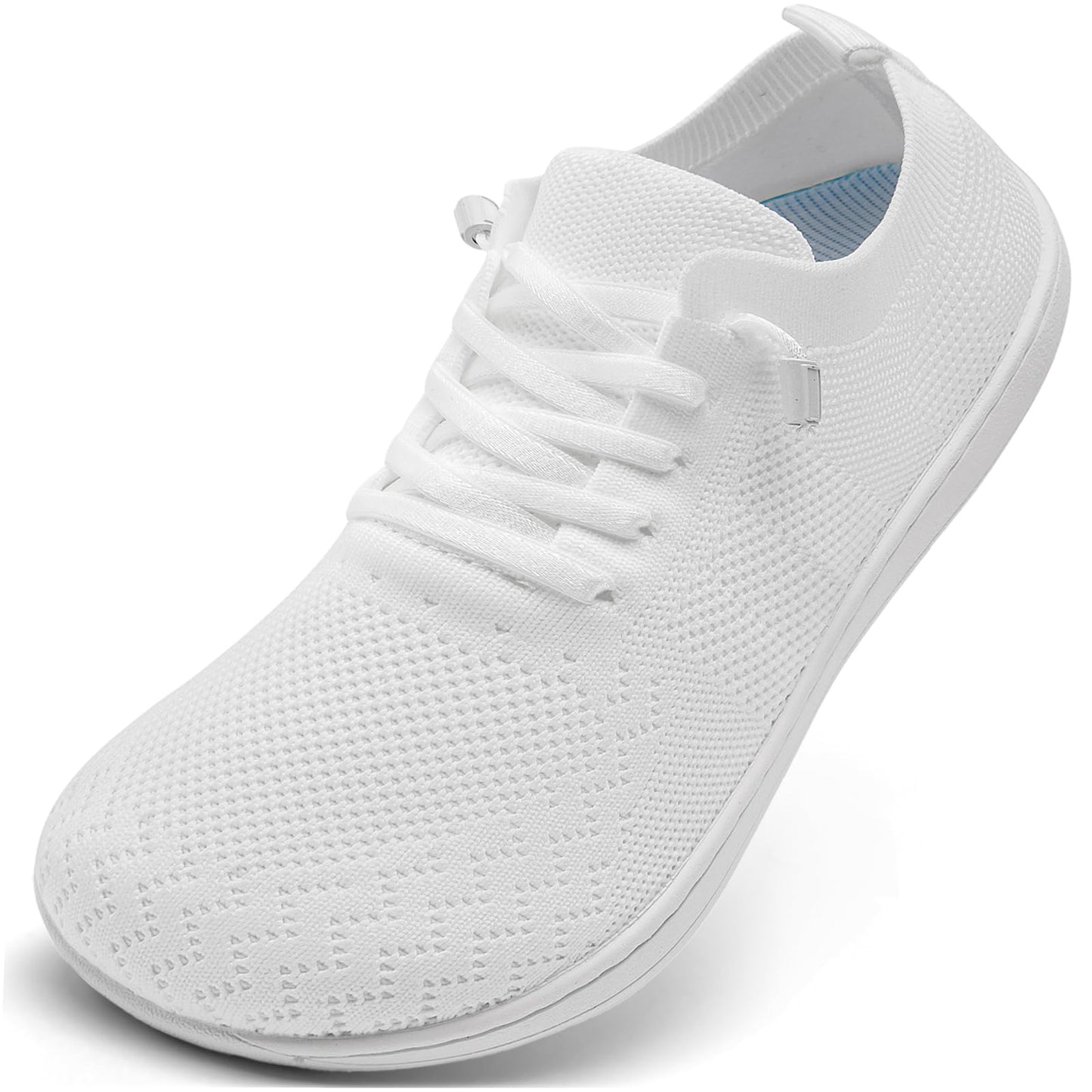 VXGGVX Barefoot Shoes Women Tennis Running Barefoot Shoes Wide Toe Box Walking Casual Slip On Slippers Breathable Minimalist Sneakers White 10