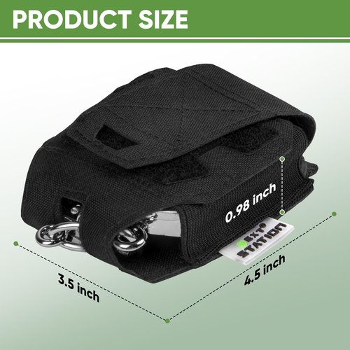 NEXT STATION MOLLE Handcuff Case - Fits Multiple Cuffs, Quick Release Pouch for Duty Belt & Tactical Vest