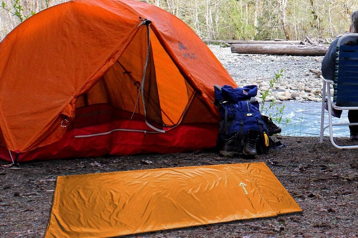 Sleeping Bag Liner and Camping Sheet – Silk Like Material for Travel - Has Full Length Zipper