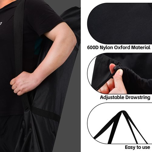 Datyiiha 2 Pack Camping Chair Replacement Bag 39.3 Inches Large Folding Chair Carry Bag Nylon Storage Tent Bag with Handle Strap for Travel Outdoor Camping Sports (No Chair Included)