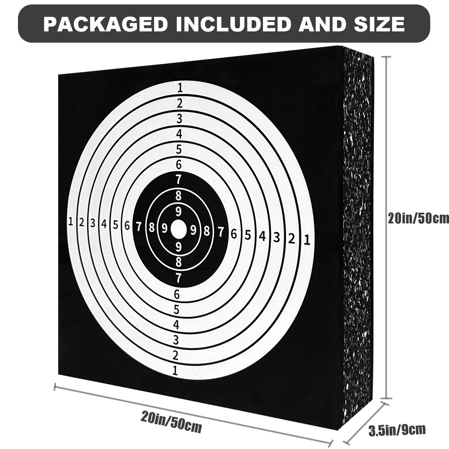 Foam Archery Target, High-Density EVA Archery Targets for Backyard, Archery Target Block