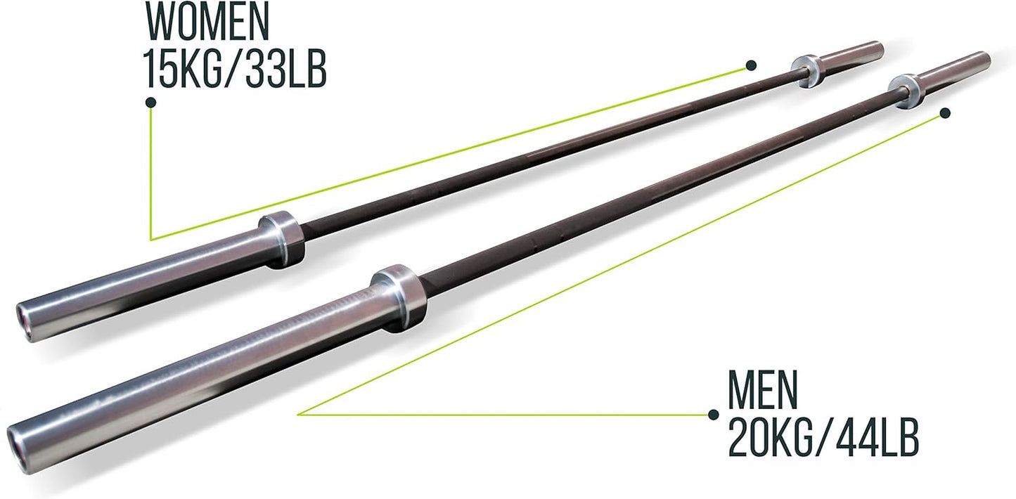 ProsourceFit Olympic Barbell Multipurpose Weight Lifting Bar, 160k PSI