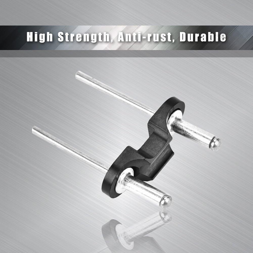 Alomejor Cable Clips, 2Pcs Aluminum, for Mountain Bike, Brake & Shift Cable Housing Line Holder Hose C Clip Accessory