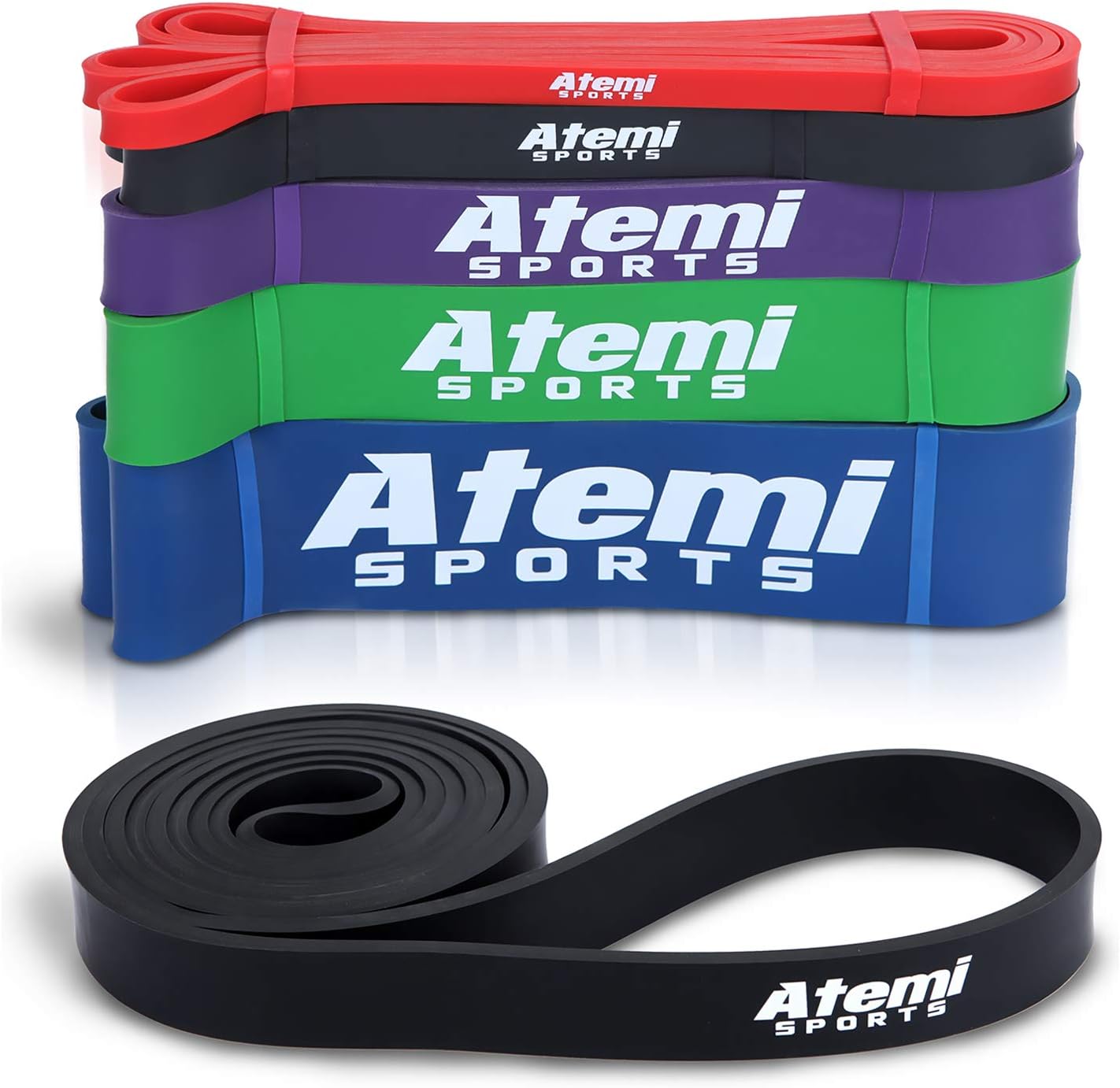 Exercise Bands for Working Out | Long Resistance Pull Up Bands for Men & Women | Workout Resistance Loop | Gym Elastic Band for Workouts, Calisthenics, Crossfit and Physiotherapy