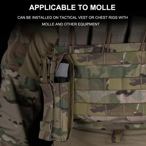 AZB 2PCS Tactical Tourniquet Pouch Holder, Quick-Release Molle Tourniquet Holder