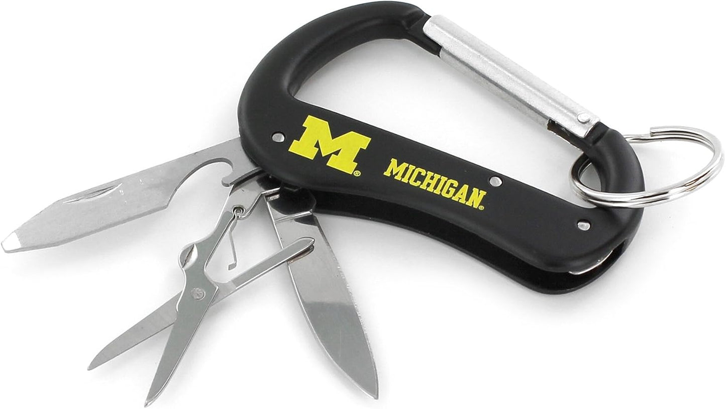 aminco NCAA unisex-adult Carabiner Multi Tool Keychain