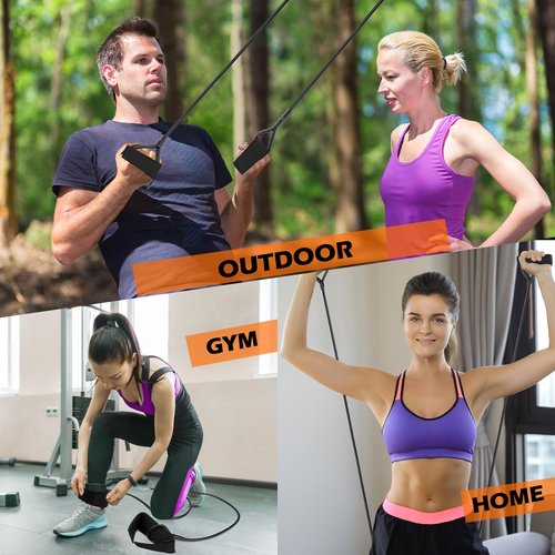 Zomiboo Baseball Bands Sports Resistance Exercise Bands Arm Strength Training Softball Baseball Pitching Training Workout Equipment for Youth Adult(20 Lbs,Black)