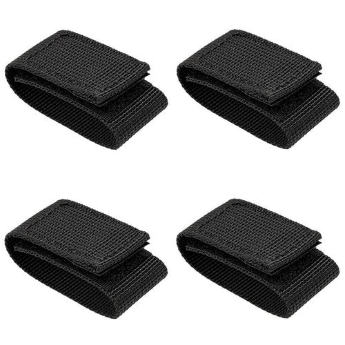 TACNEX Duty Belt Keepers w/Hook & Loop Closure for 1" Wide Utility Belt Loop Stays Nylon Tactical Backpack Strap Holder Retainer Police Law Enforcement Security Military Accessories BK