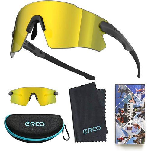 ER00 115 small Sport Frameless Sunglasses for Teens youth Kids Cycling Baseball Running Wrap Around