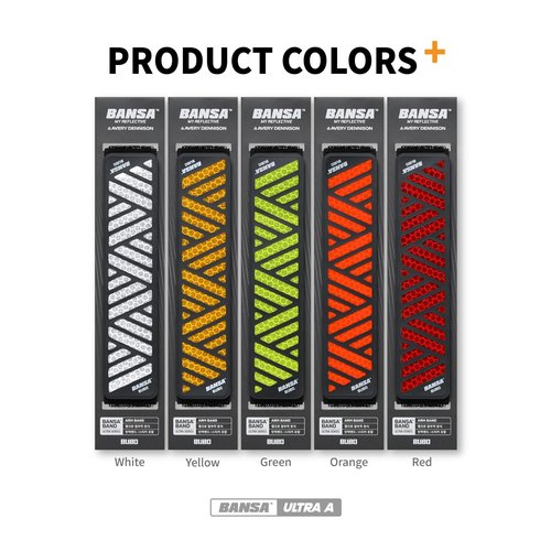 BANSA My Reflective Band Ultra-A Green 1pcs - High Visibility Gear for Night Walking,Running,Bike,Motorcycle,Camping,Walking&Cycling | Multiple Use | Orange,Green,White,Red,Yellow