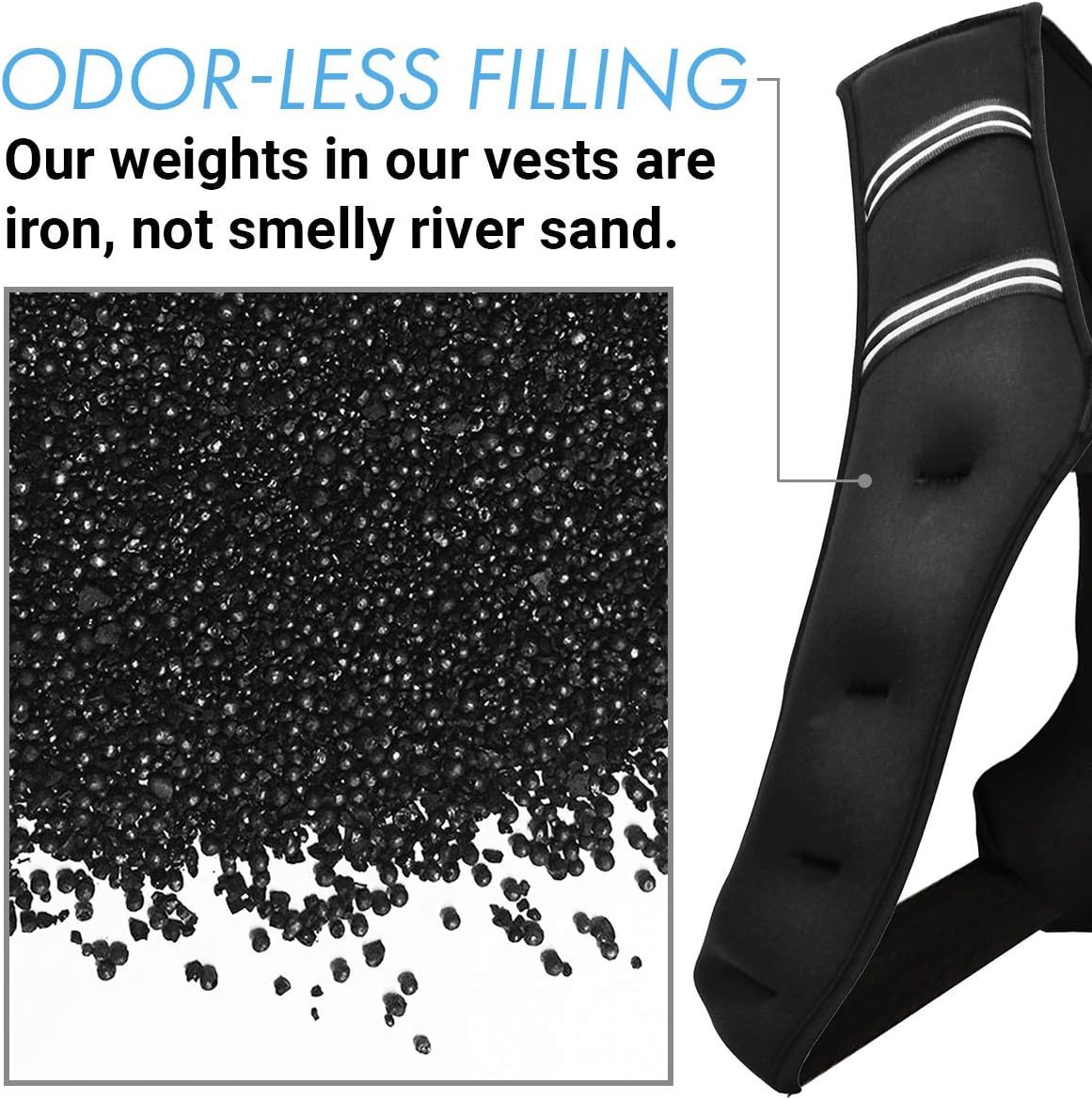 Aduro Sport Weighted Vest Workout Equipment, 4lbs/6lbs/12lbs/20lbs/25lbs/30lbs Body Weight Vest for Men, Women, Kids