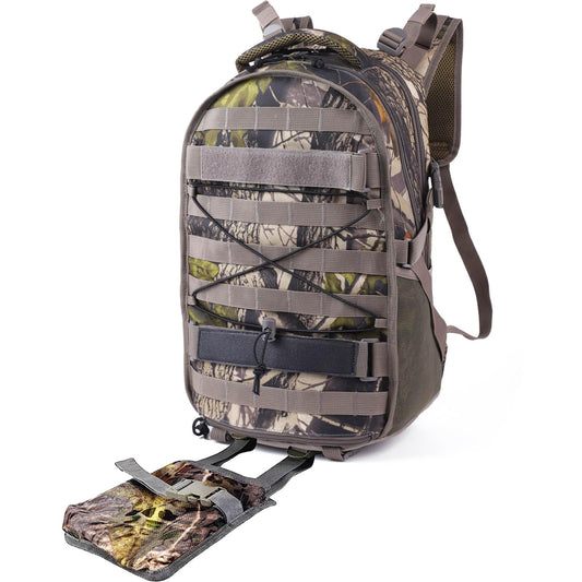 MATIEED Hunting Backpack with Rifle Bow Holder Hunting Daypack with Waterproof Rain Cover for Camping Hiking