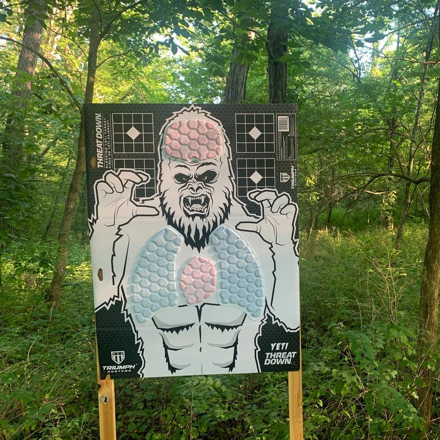 Threat Down Yeti Silhouette Target