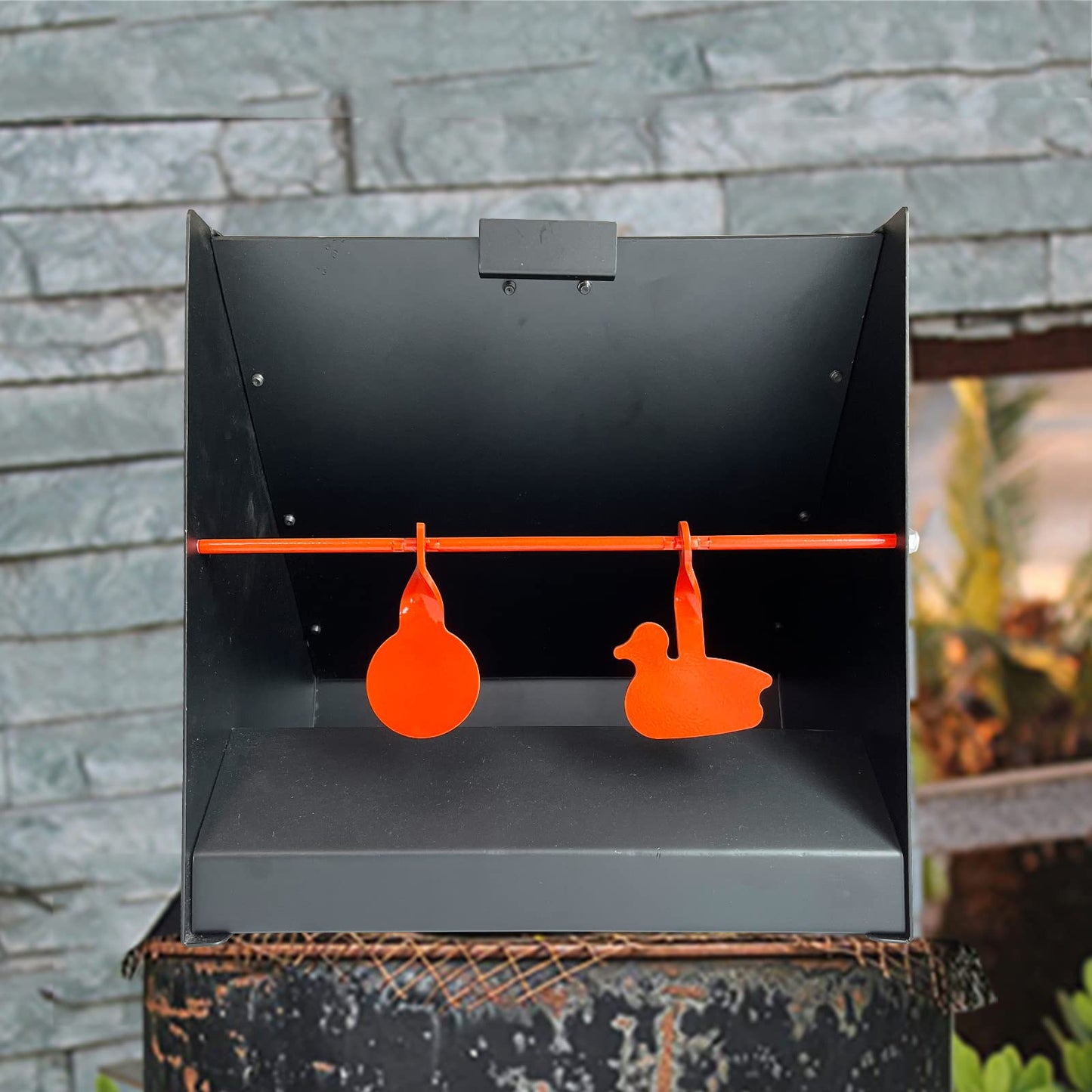 Atflbox 12 inch Bullet Trap Box Target and 25pcs 12''x12'' Splatter Paper Shooting Targets