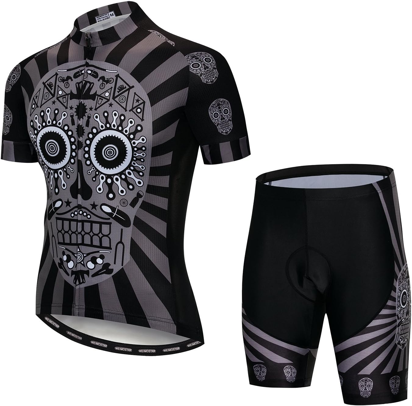 JPOJPO Cycling Jersey Men, Mountain Bike Shirt Tops S-5XL - Breathable and Quick Dry