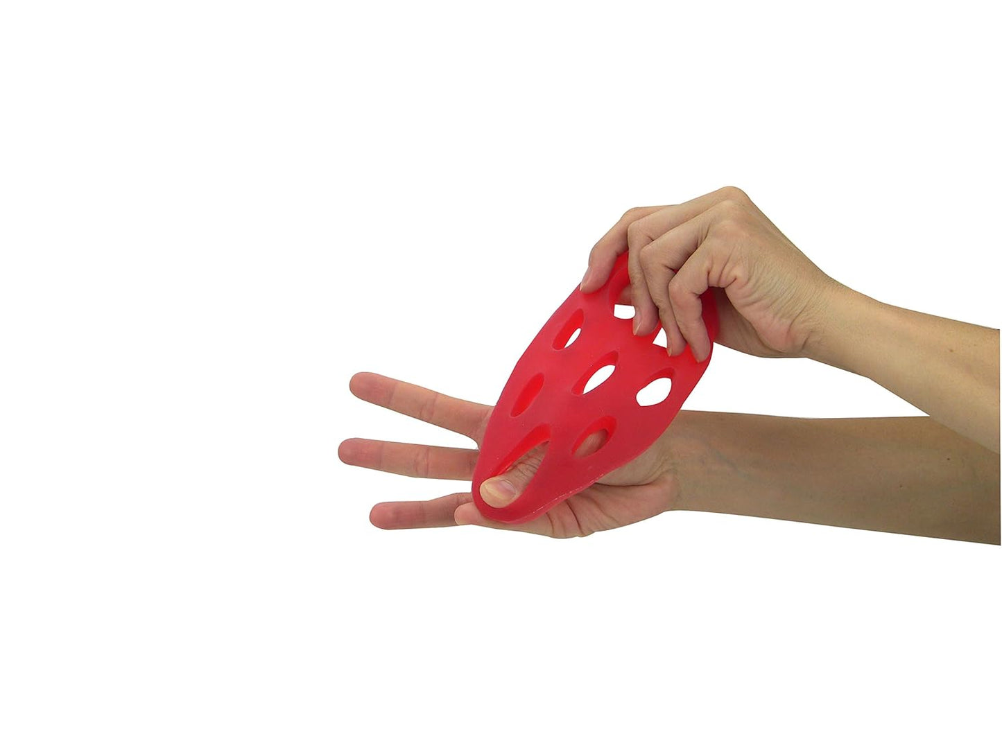 TheraBand - 11853 Hand Xtrainer, Non-Latex Hand Exerciser for Progressive Hand Therapy, Strengthen Fingers, Hands and Forearms, Grip Trainer, Strengthener, Helps Relieve Joint Pain, Red, Soft, Beginner