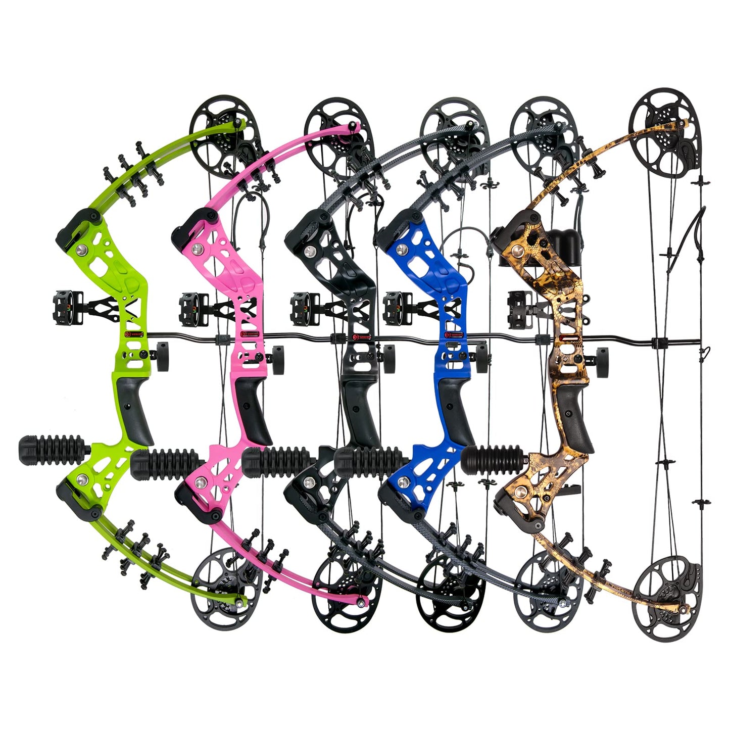 AKCHOER Compound Bow and Arrow Kit Youth Bow and Arrow Set, 15-45 Lbs Draw Weight, 18"-29" Draw Length, Right Handed Bow for Beginner, 320 Fps Hunting & Target Bow with All Accessories (Camo)
