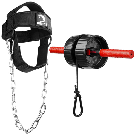DMoose Ultimate Strength Combo - Neck Harness & Forearm Exerciser