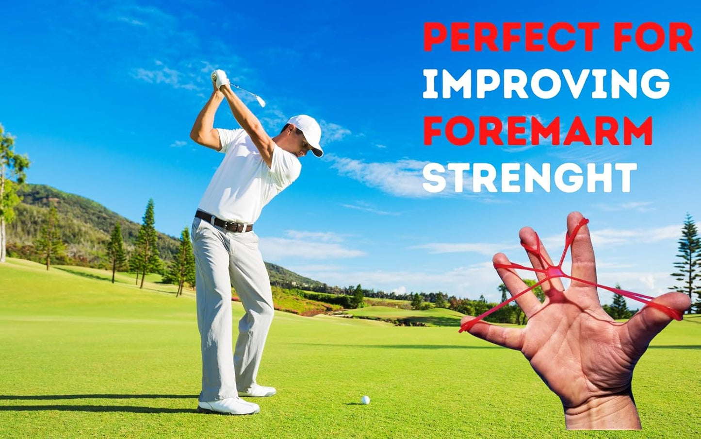 FlexEx® Sport Patented Hand Exerciser, Made in USA, Hand Grip Strengthener, for Sport and Music, Law Enforcement Hand Exerciser