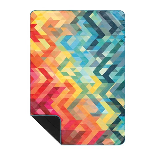Rumpl Everywhere Mat | Lightweight Ground Cover for Hiking, Camping, Traveling, Picnics | 52" x 75" | Geo