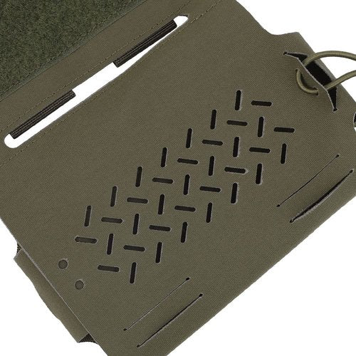 Tactical Cummerbund Extension Pouch Universal Side Magazine Holster Pouch for Tactical Vest with Hook and Loop Panel Quick Attached and Fixed (Green)