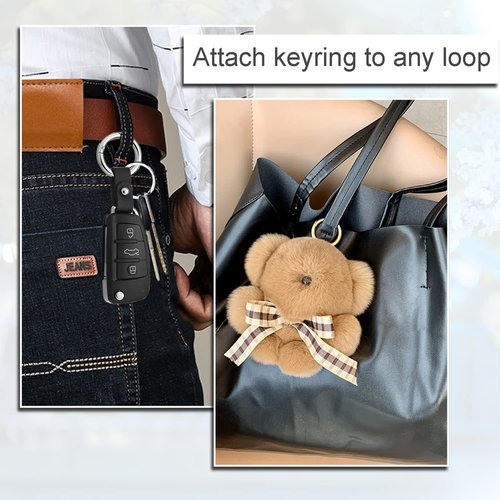 CooBigo 10Pack Round Carabiner Clips + 10Pack Oval Carabiner Clip for Car Key Purse Strap Paracord Lanyard