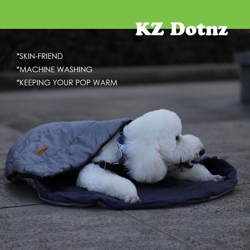 KZ Dotnz Outdoor Travel Dog Bed, Extra Durable Camping Dog Sleeping Bag, Large Portable Dog Mat, Machine Washable & Foldable,
