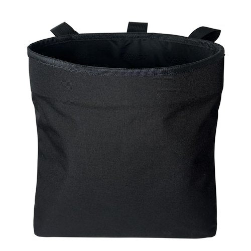 Tactical Bag for Foraging Airsoft Lightweight Molle Roll up Dump Pouch 500D Nylon Collection Pouch Mag Accessory Bag for Paintball Softair Hiking (BK)
