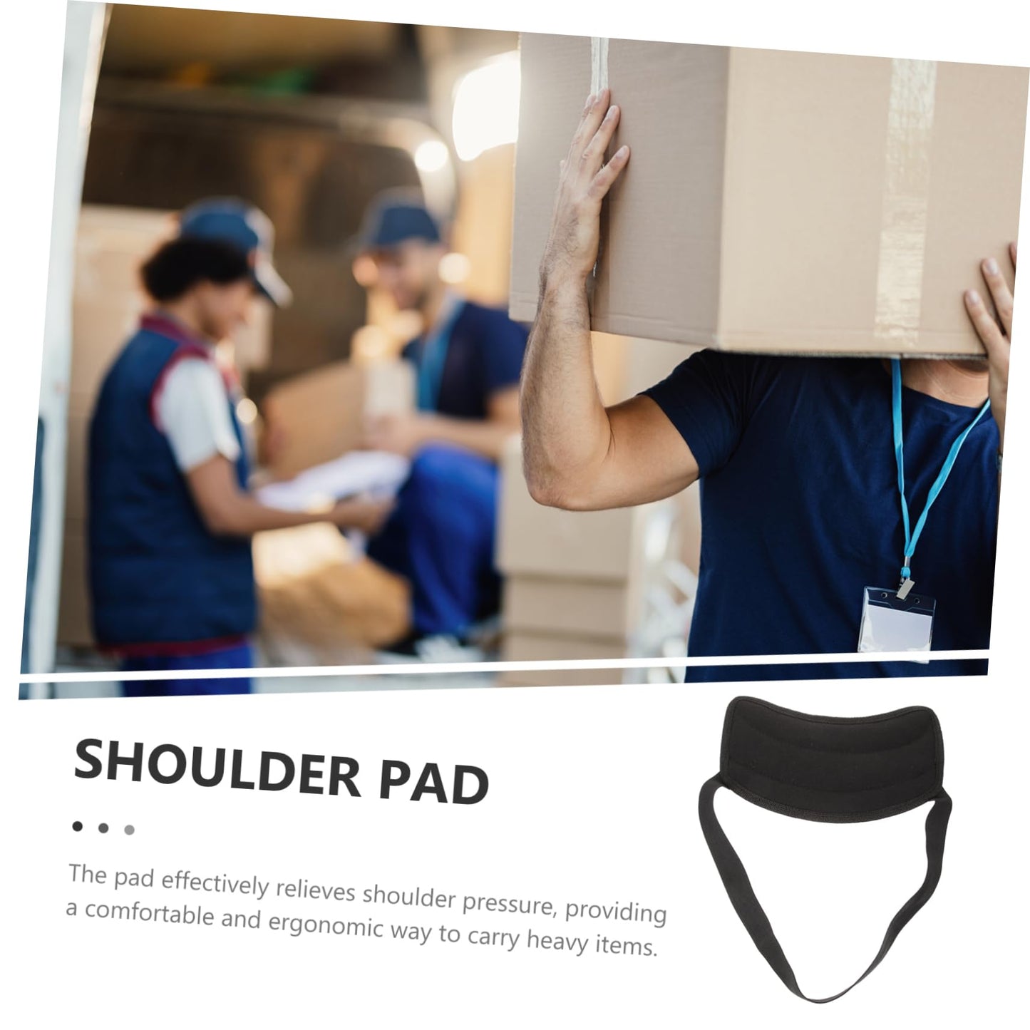 GLEAVI Portable Shoulder Pad Shoulder Mat Strap Pad Carrying Accessory Farm Cushion Sturdy Cushion Portable Canvas Thicken Wear